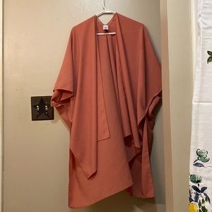 Coral pink cover up